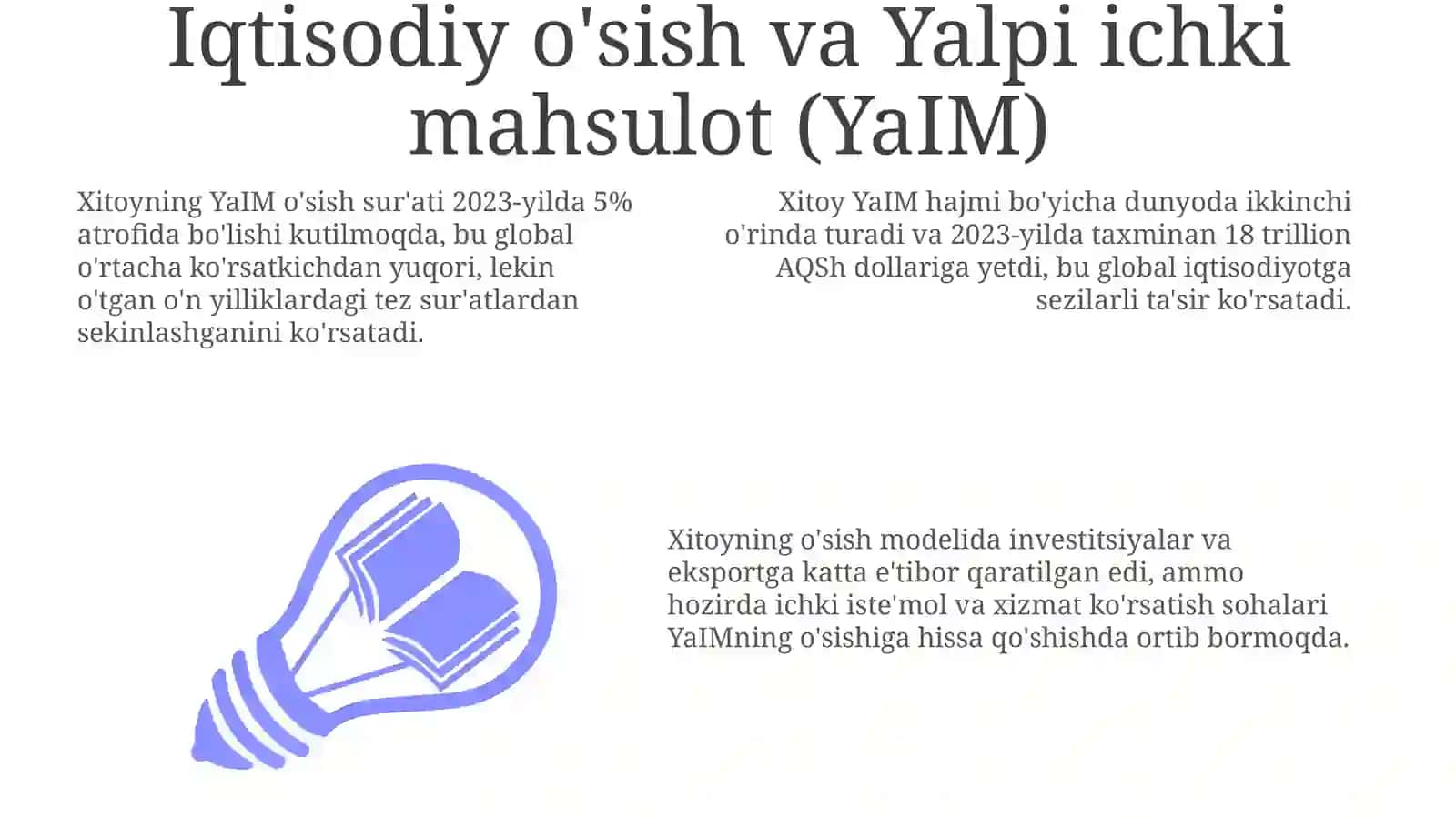 Xitoydavlatining iqtisodiy korsatkichlari 3