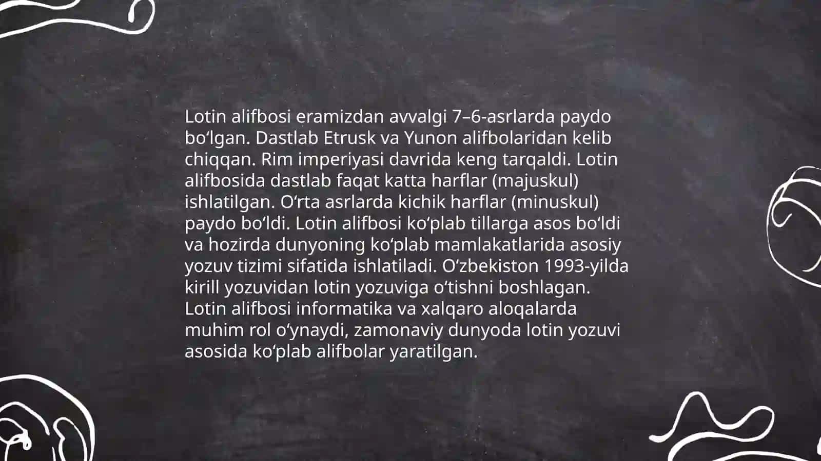 Zamonaviy tillarda lotinshunoslik 3