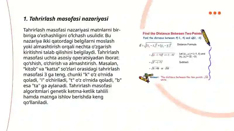 Edit Distance (Levenshtein distance) algoritmi 3