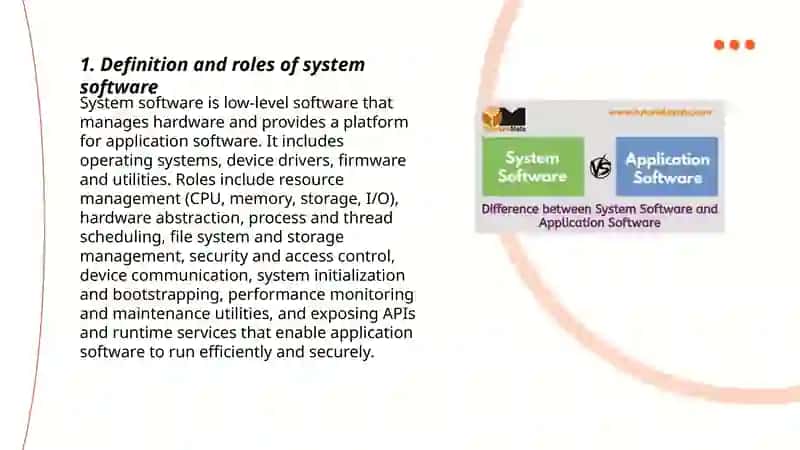Computer Software: System vs Application 3