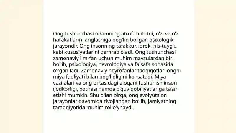 Ong haqida tushuncha va uning xossalari 3