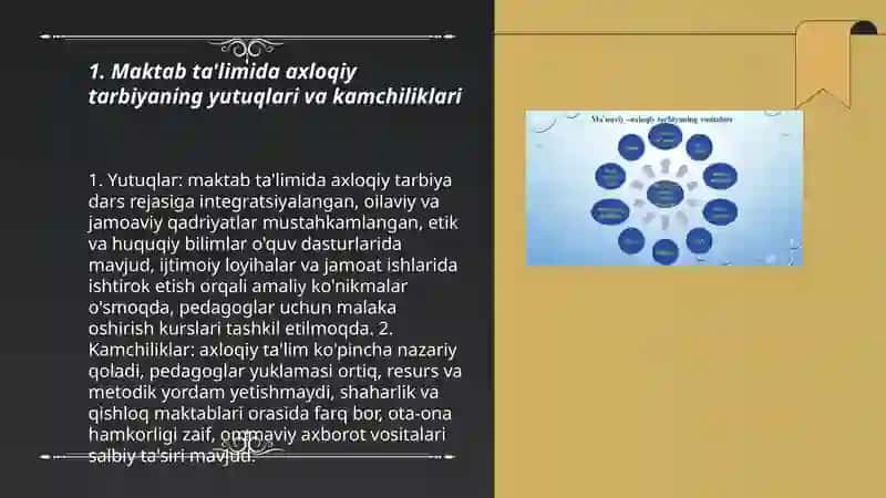 Zamonaviy axloqiy tarbiyaning yutuqlari va kamchiliklari 3