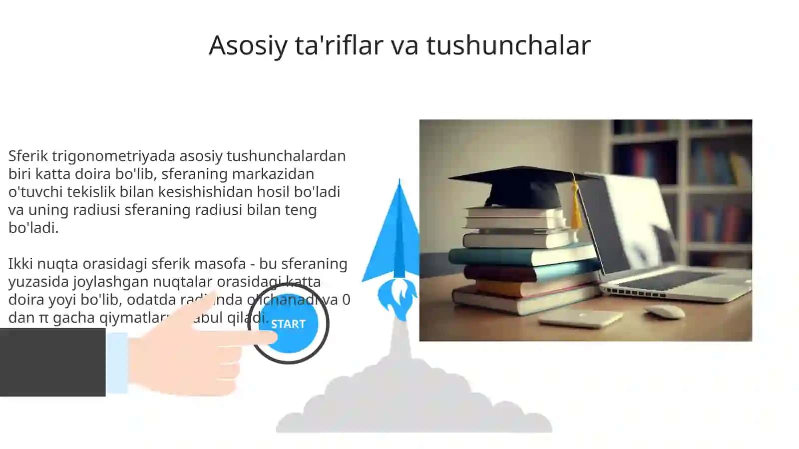 Sferik trigonometriyaning asosiy formulalari 3