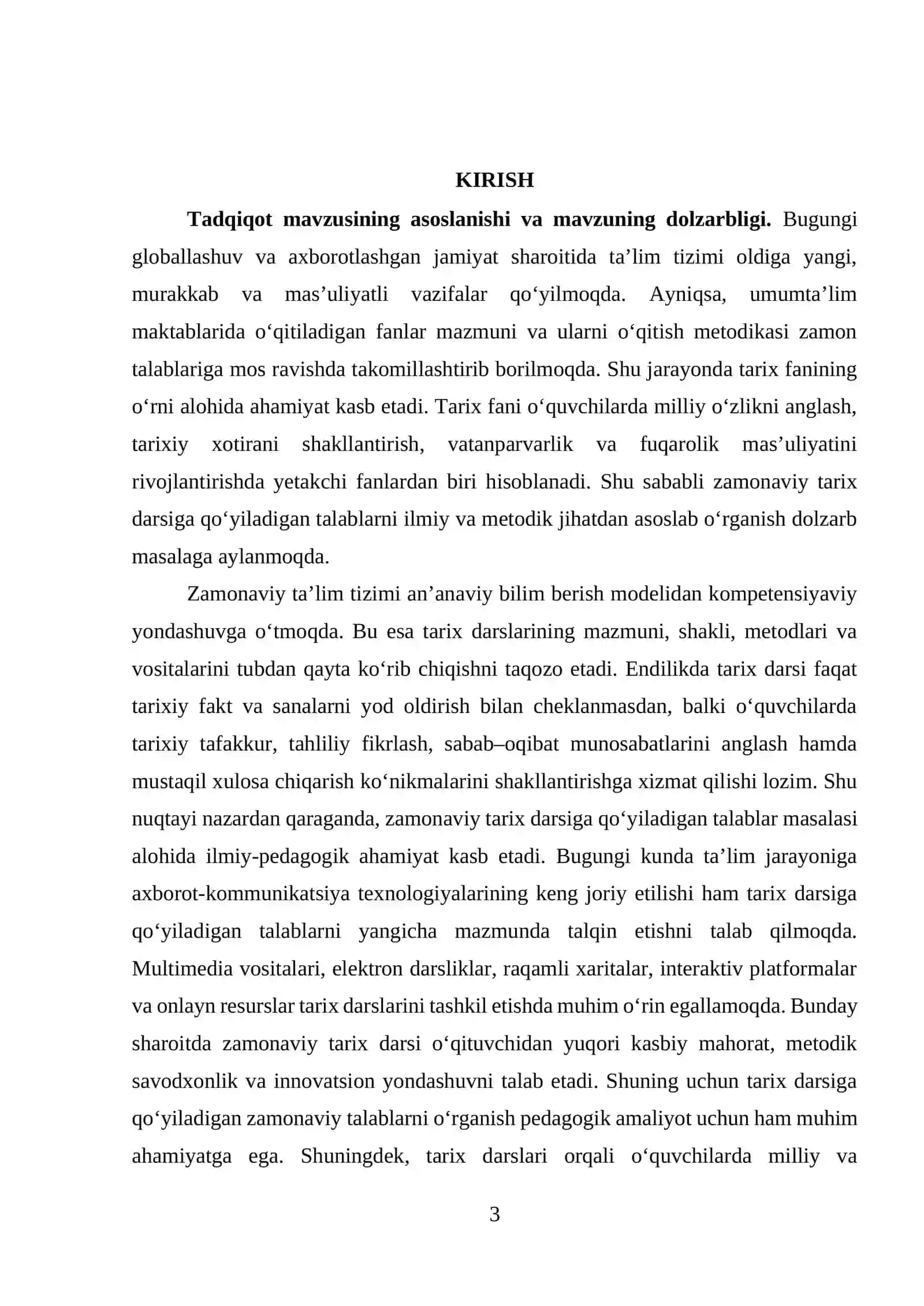 Tarix ta'limida o'quvchilar bilimini nazorat qilish va baholashning zamonaviy usullari 3