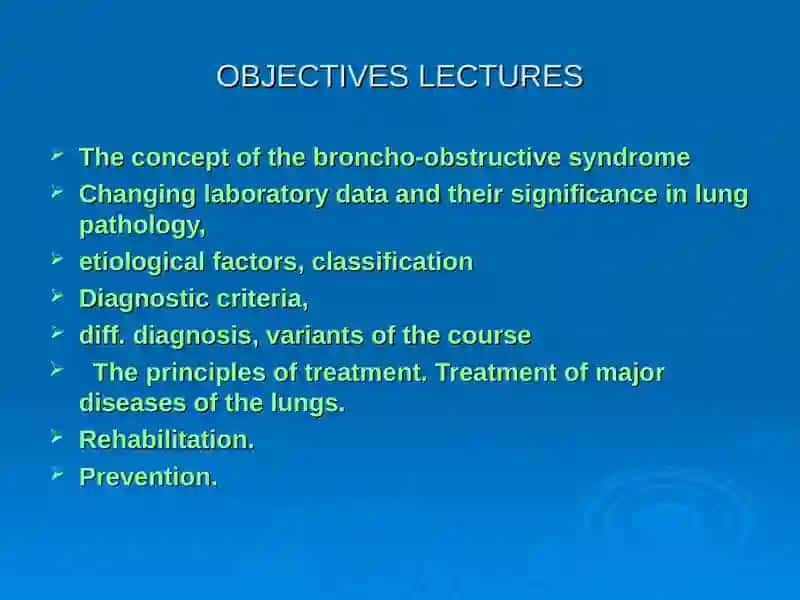 DIFFERENTIAL DIAGNOSIS bronchial obstruction syndrome 3