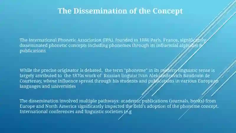 The Spread and Standardization of "Phoneme" 3