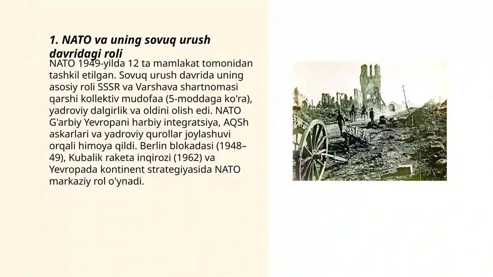 Amerika Yevropa davlatlari sovuq urush davri 3