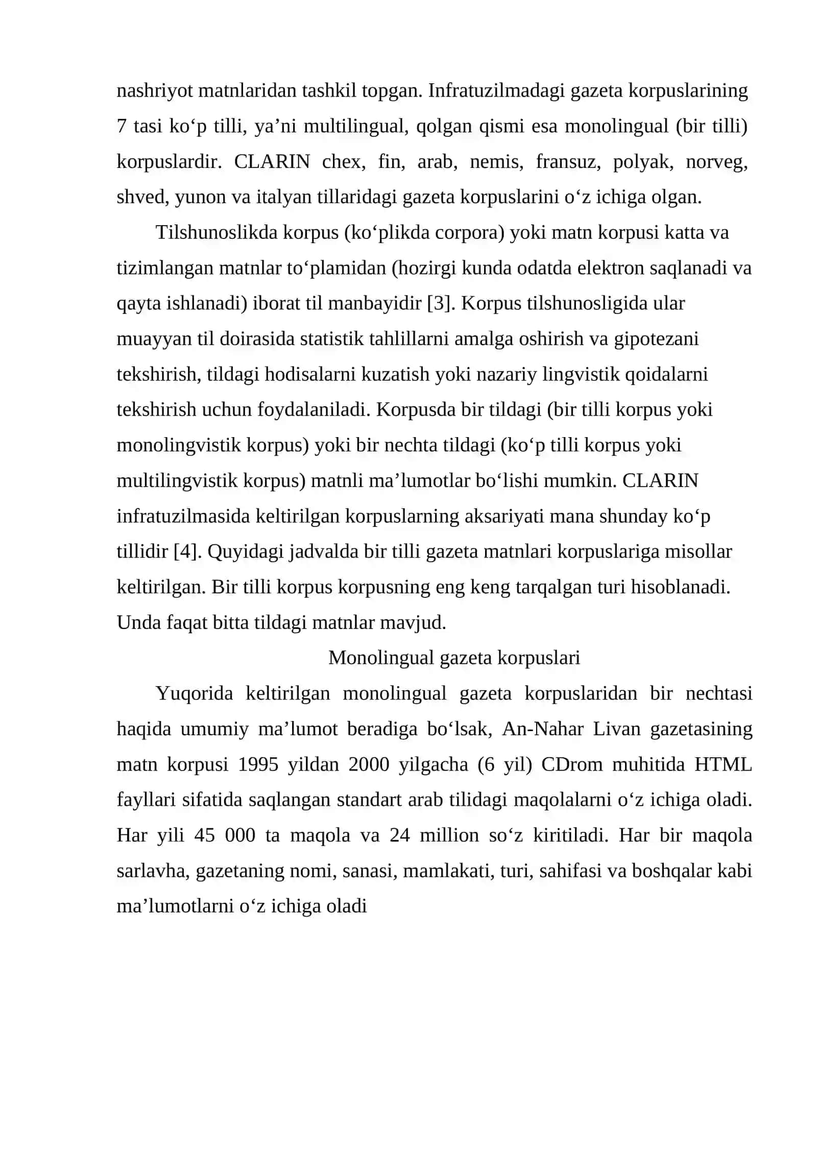 GAZETA MATNLARINING ELEKTRON KORPUSINI YARATISH 3