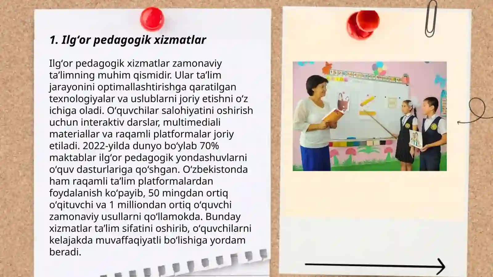 Ilgʻor pedagogik xizmatlar 3