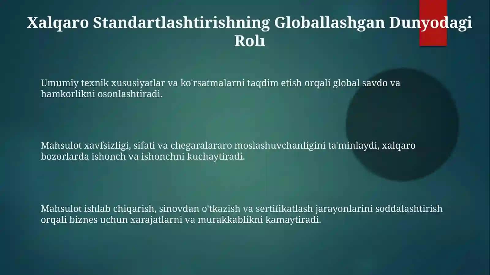 Xalqaro standartlashtirish 3
