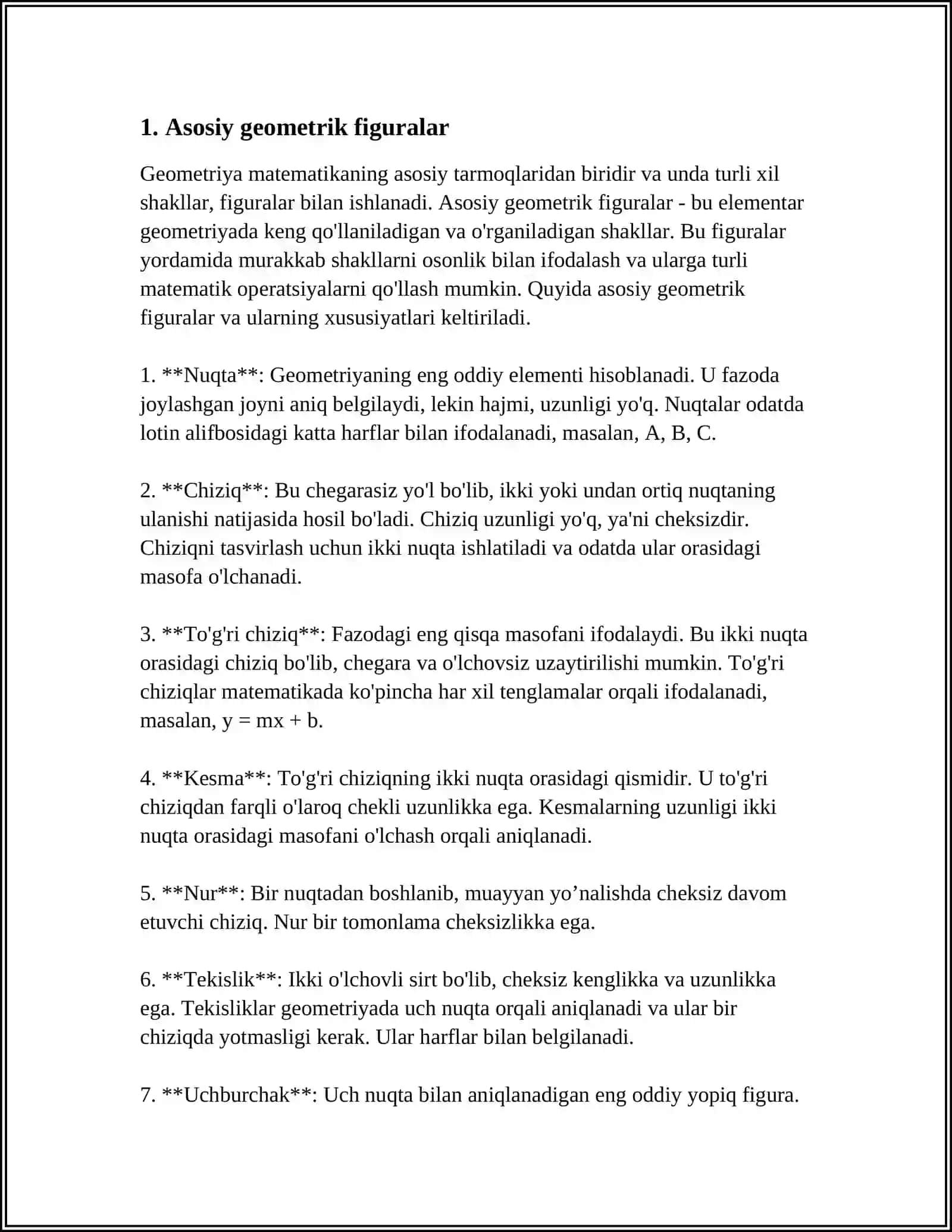 GEOMETRIK TASVIRLAR VA SIMMETRIYA TUSHUNCHALARI 3