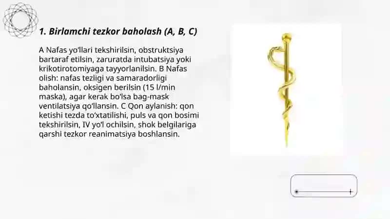 Shikastlangan bemorlarni parvarish qilish 3