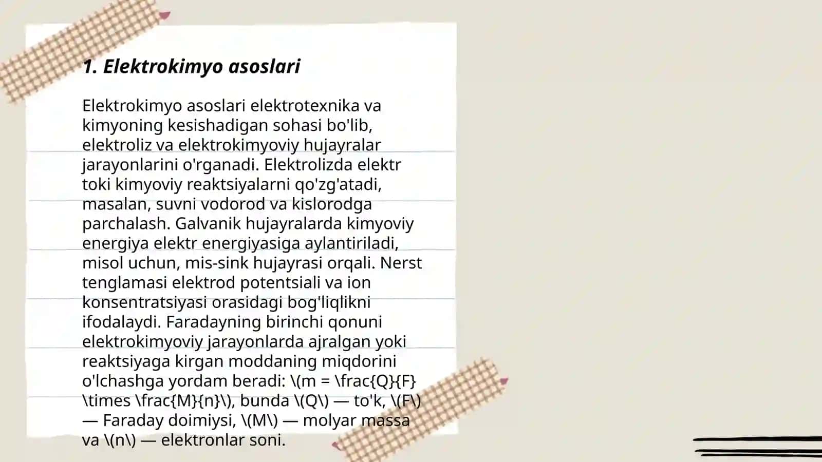 Elektrokimyo 3