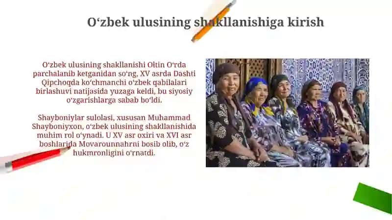 Oʻzbek xonligini tashkil topilishi 3