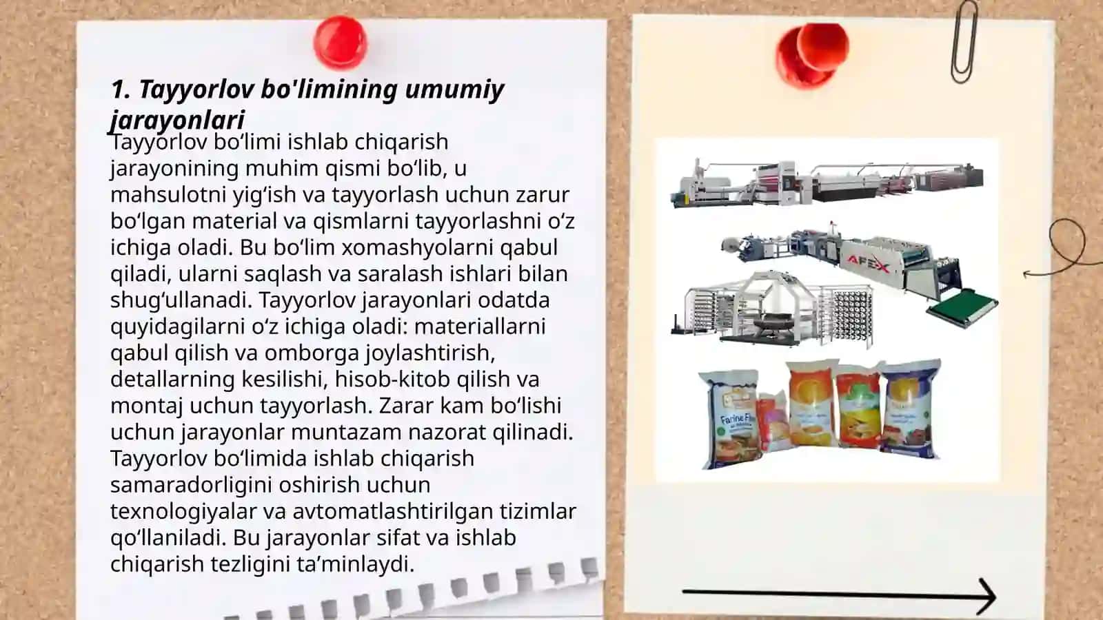 Yorma ishlab chiqarish korxonasi tayyorlov boʻlimi 3