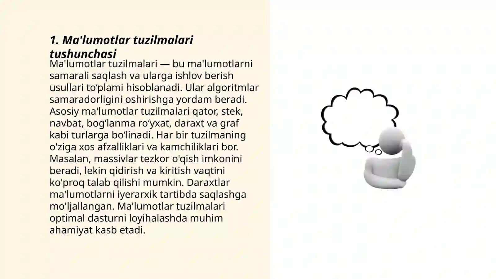 Ma'lumotlar tuzilmalari 3
