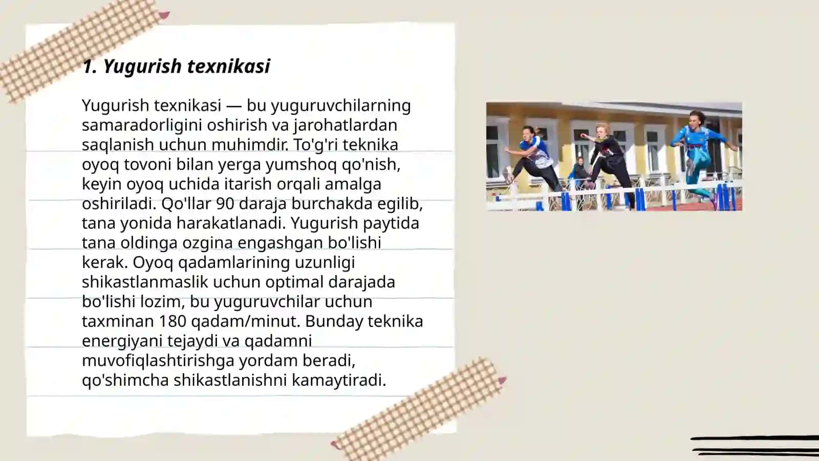 Yugurish texnikasi 3