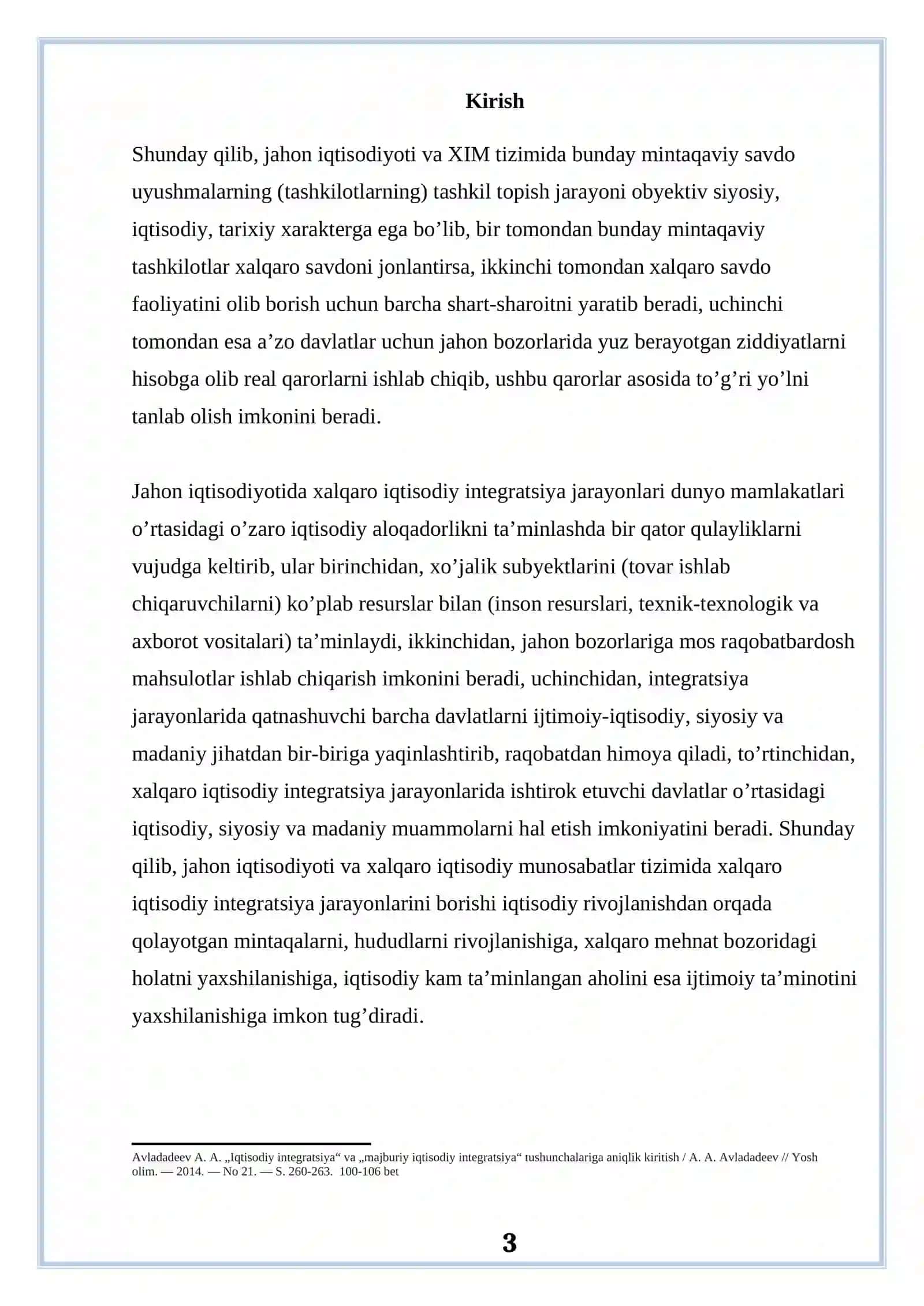 Xalqaro iqtisodiy integratsiya,uning mazmuni va shakllari 3