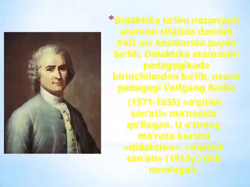 DIDAKTIKA – PEDAGOGIK TA’LIM NAZARIYASI 3