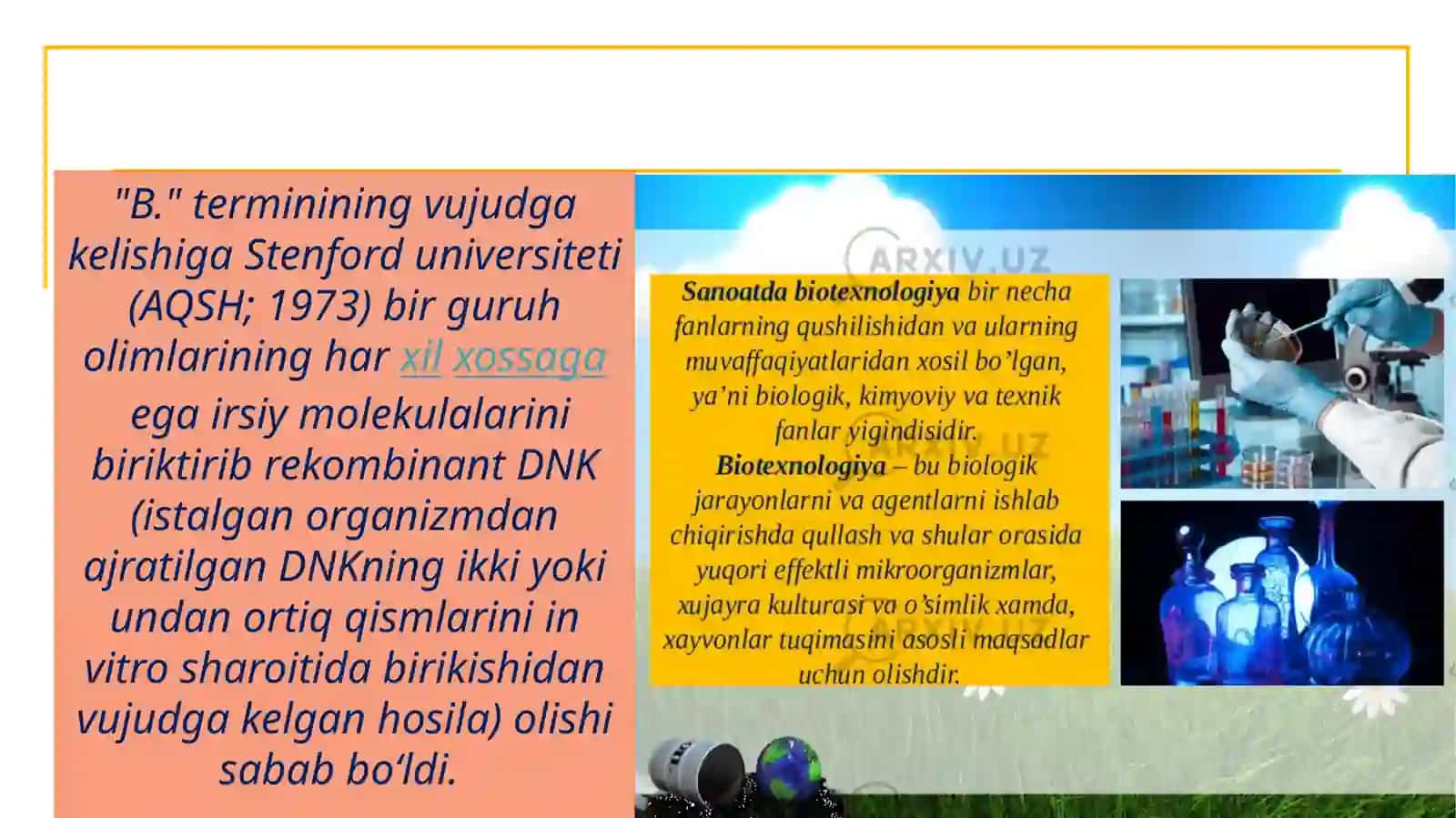 Biotexnologiya yo‘nalishlari 3