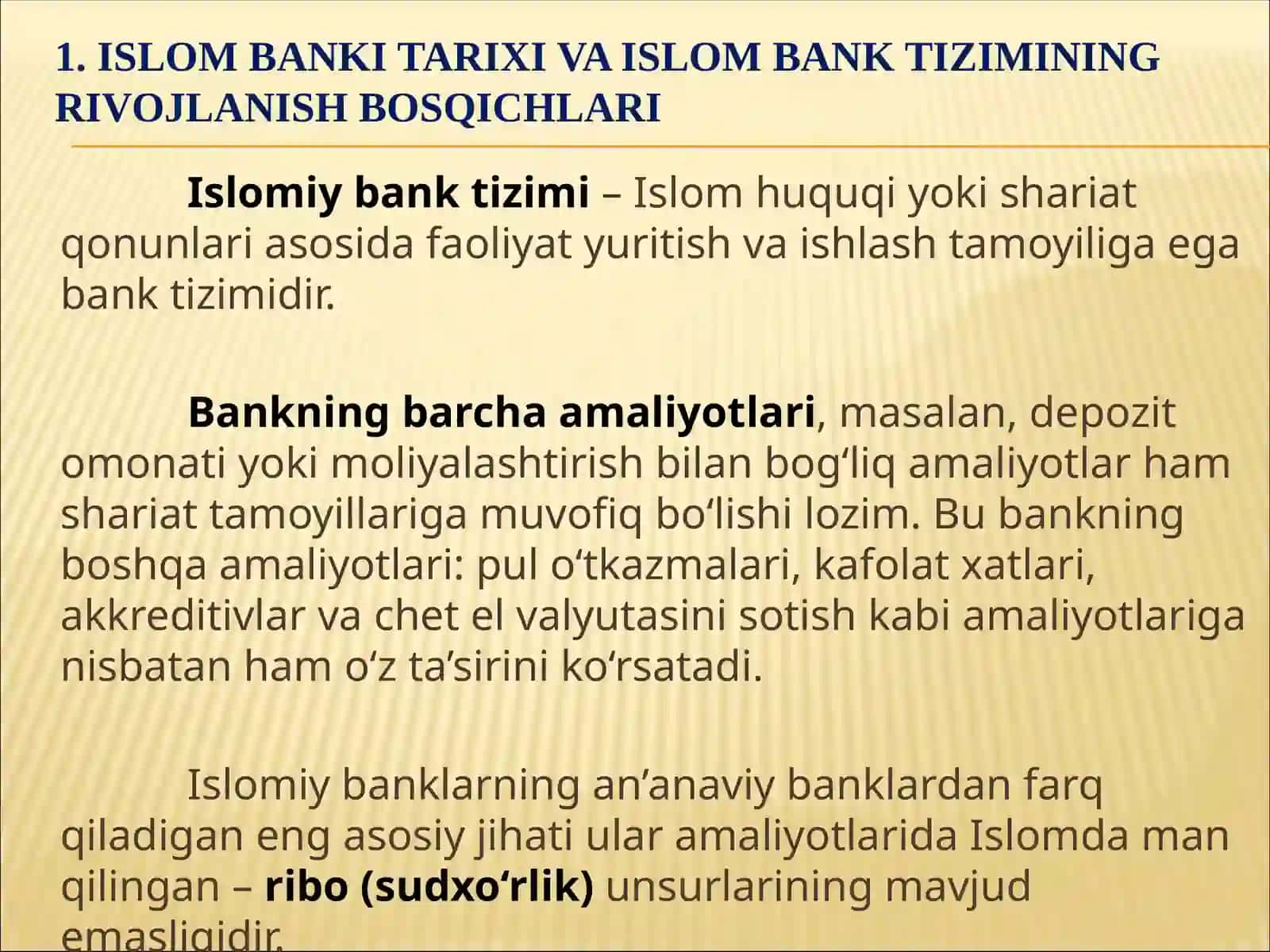Islom bankining rivojlanishi tarixi 3