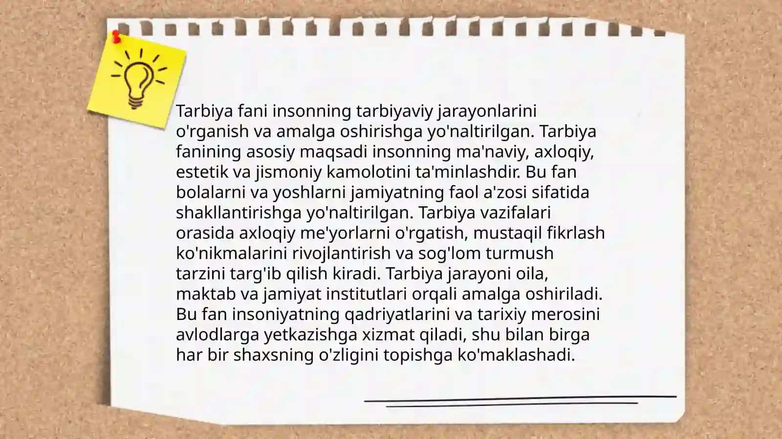 Tarbiya fanini oʻqitish huquqini oʻrgatish 3