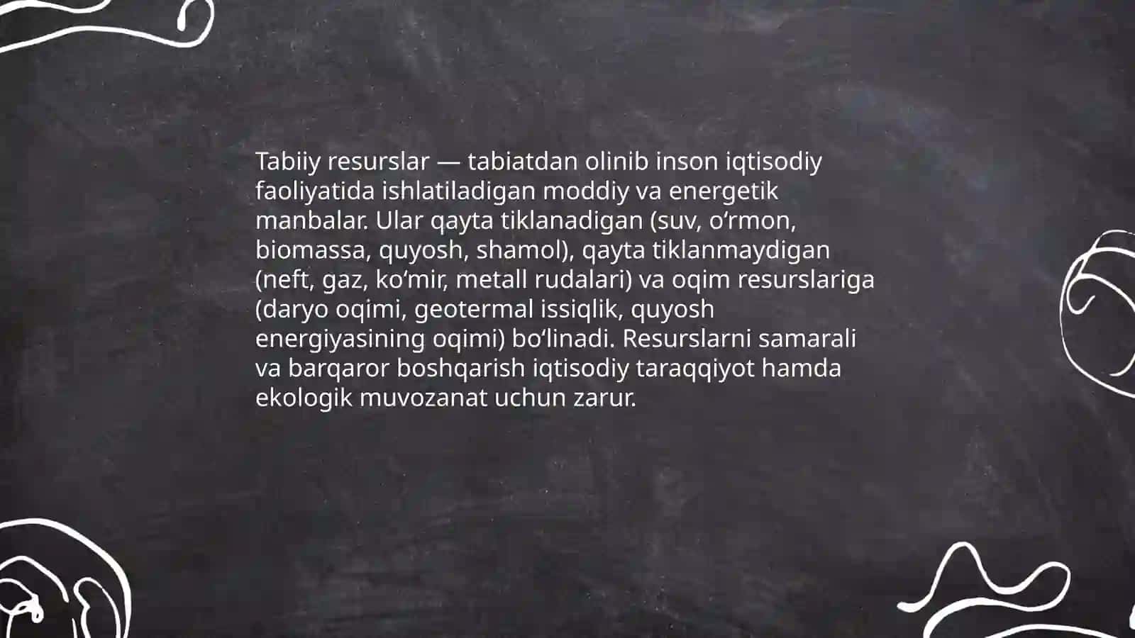 Tabiiy resurslar 3