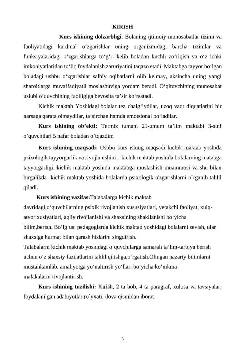 Kichik maktab yoshida o`quv motivlarining shakllanishi 3
