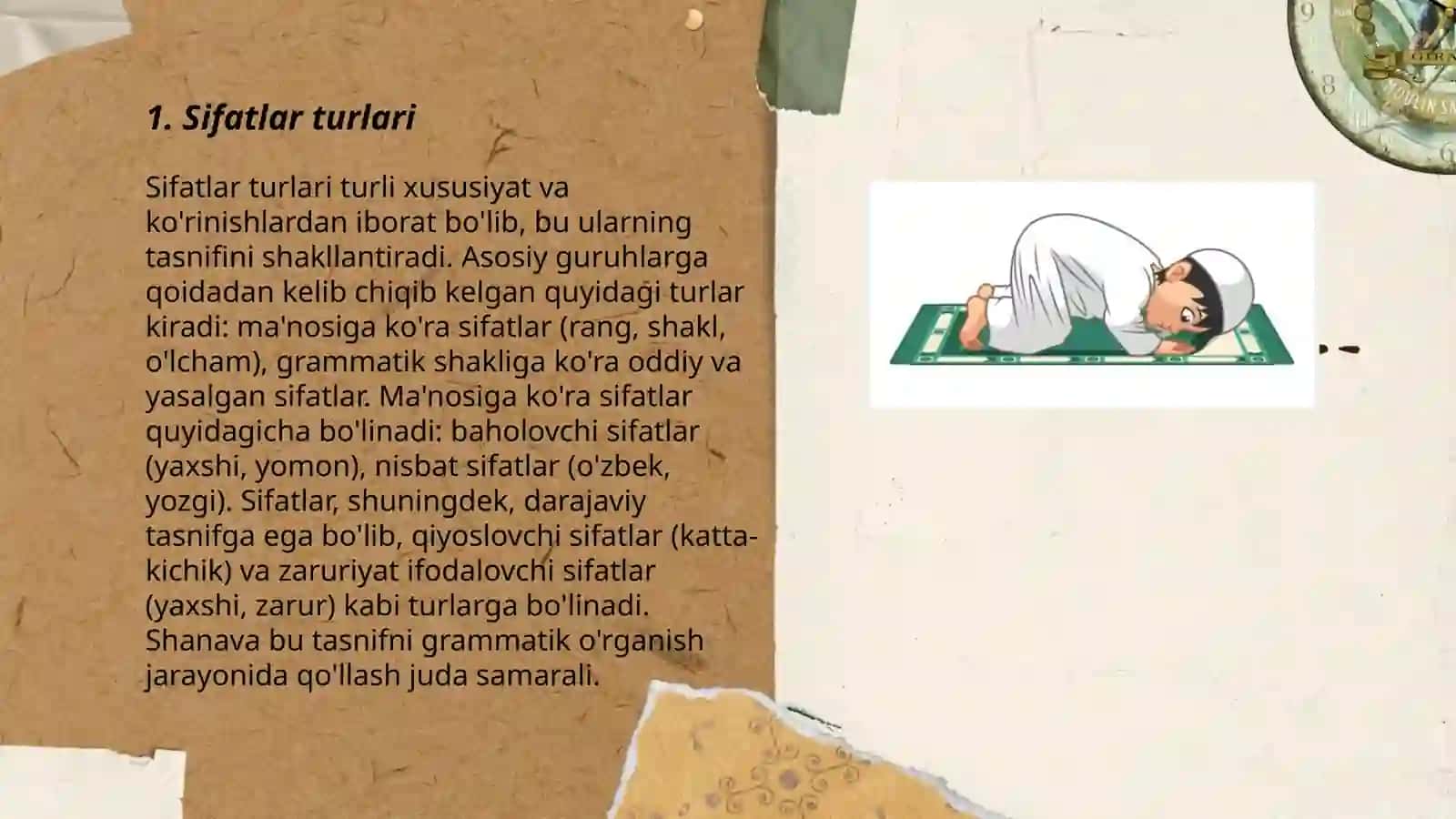 Sifat soʻz turkumi 3
