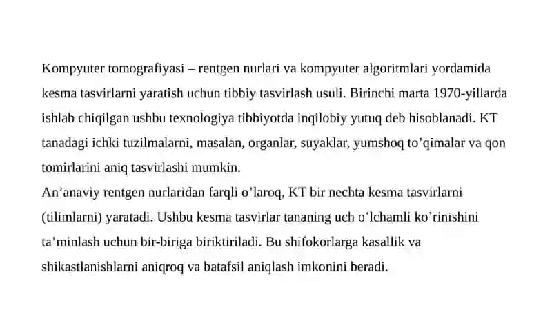 KOMPYUTER TOMOGRAFIYASI 3