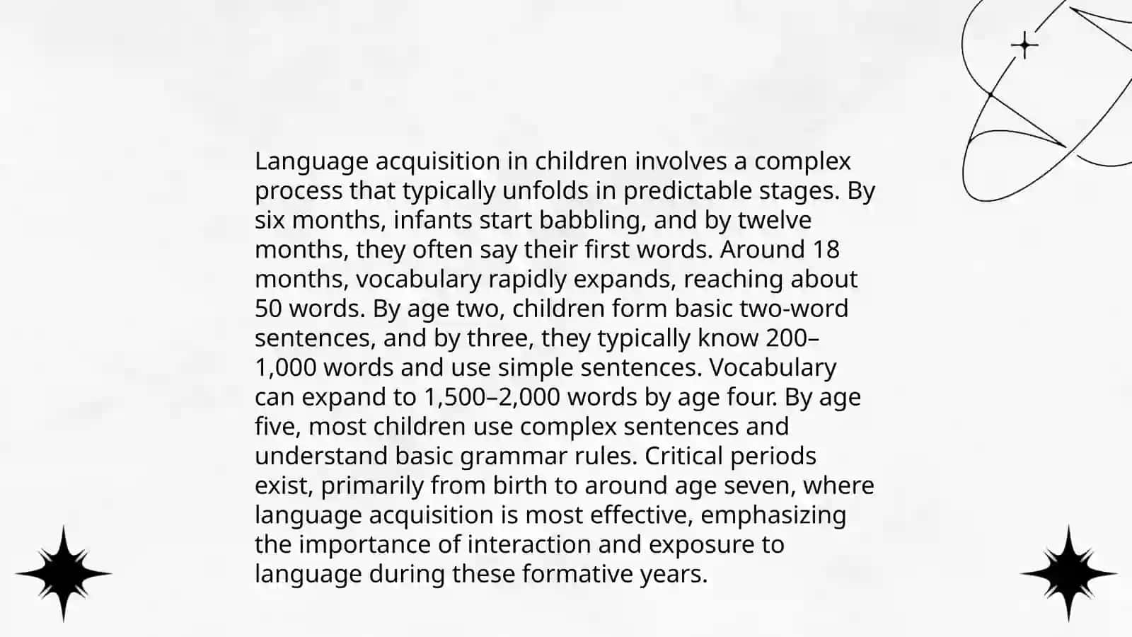Language Acquisition in Children 3