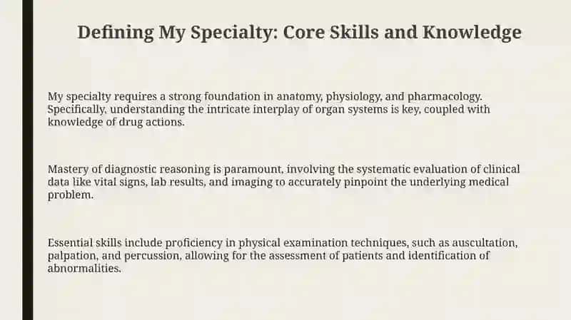 My Specialty 3