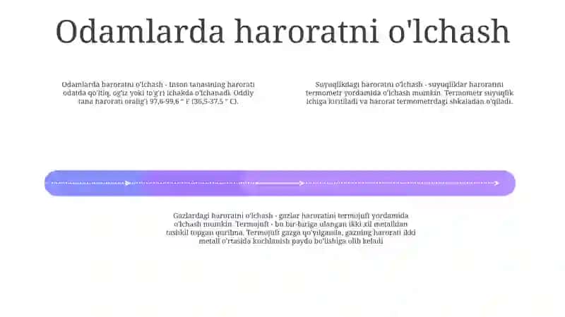 Temperaturani O'Lchash Odamda, Gazlarda, Sutuqliklarda 3