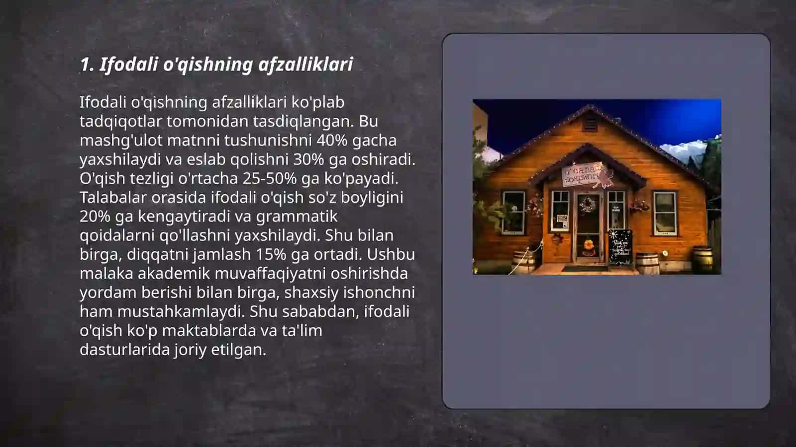Ifodali oʼqish 3