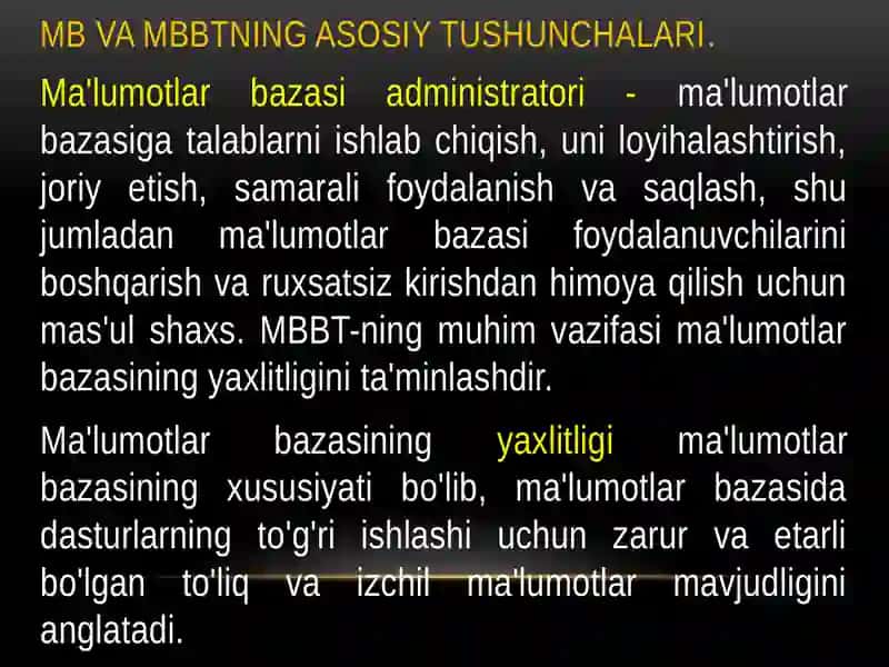 Ma'lumotlar bazasi 3