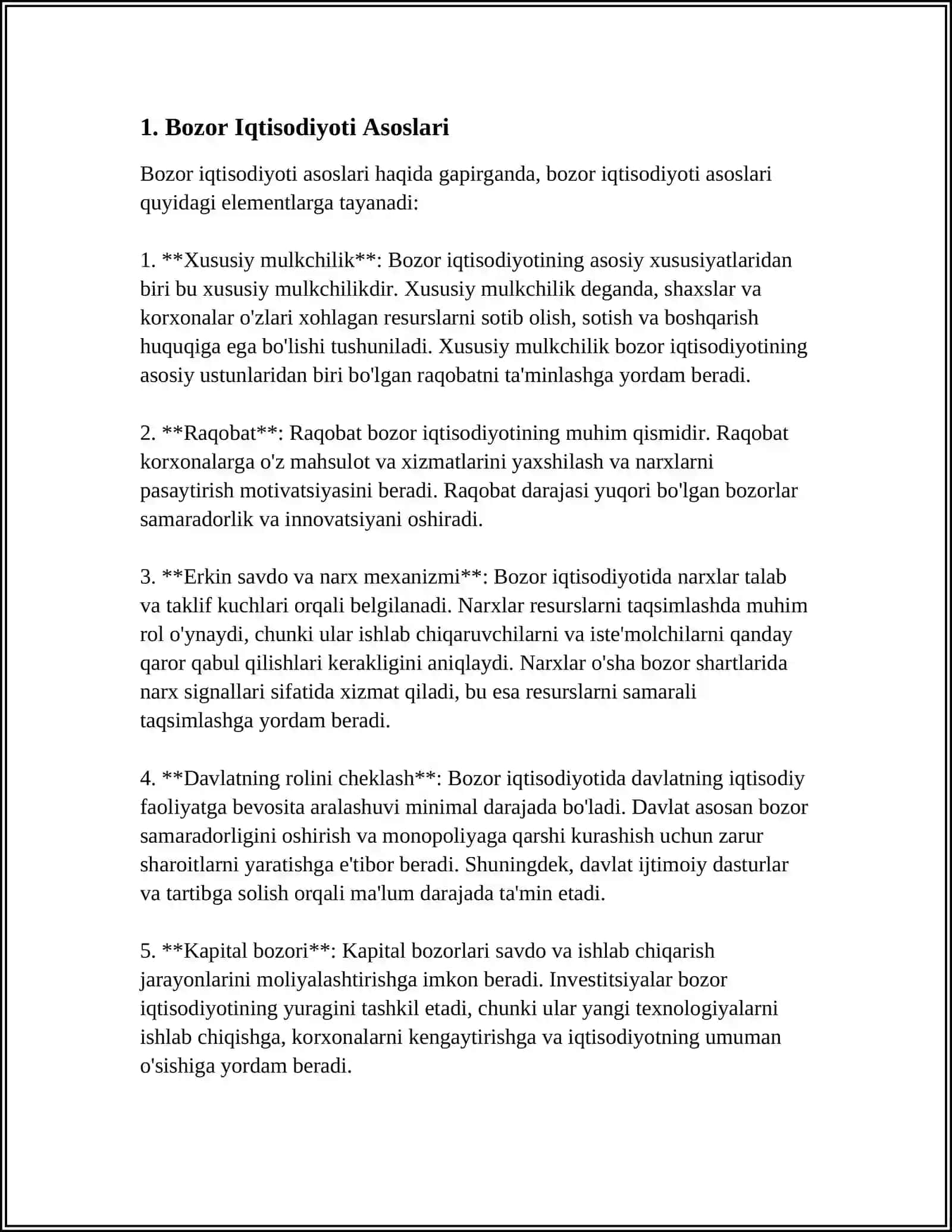 BOZOR IQTISODIYOTI MODELLARI 3
