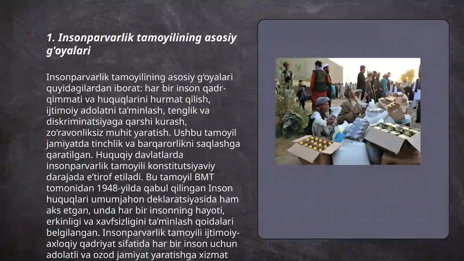 Insonparvarlik tamoyili 3