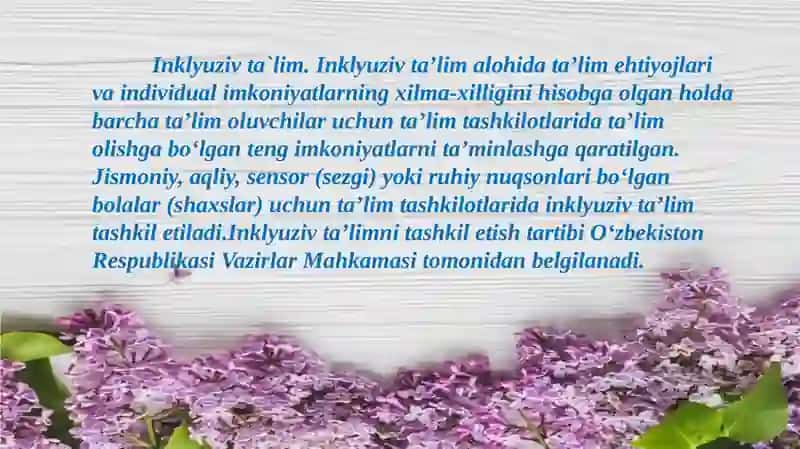 Inklyuziv ta’lim va tarbiya 3