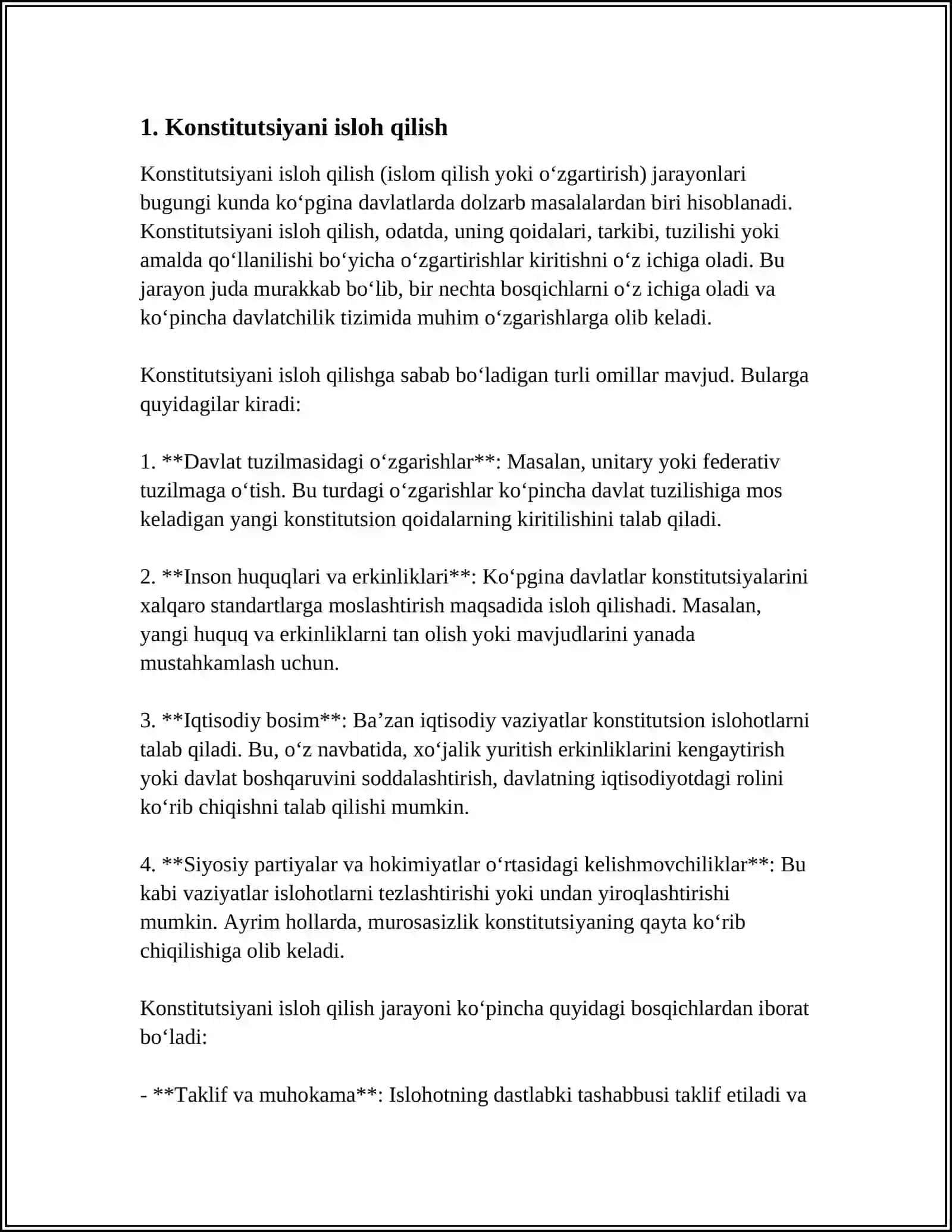 Konstitutsiyani isloh qilish 3