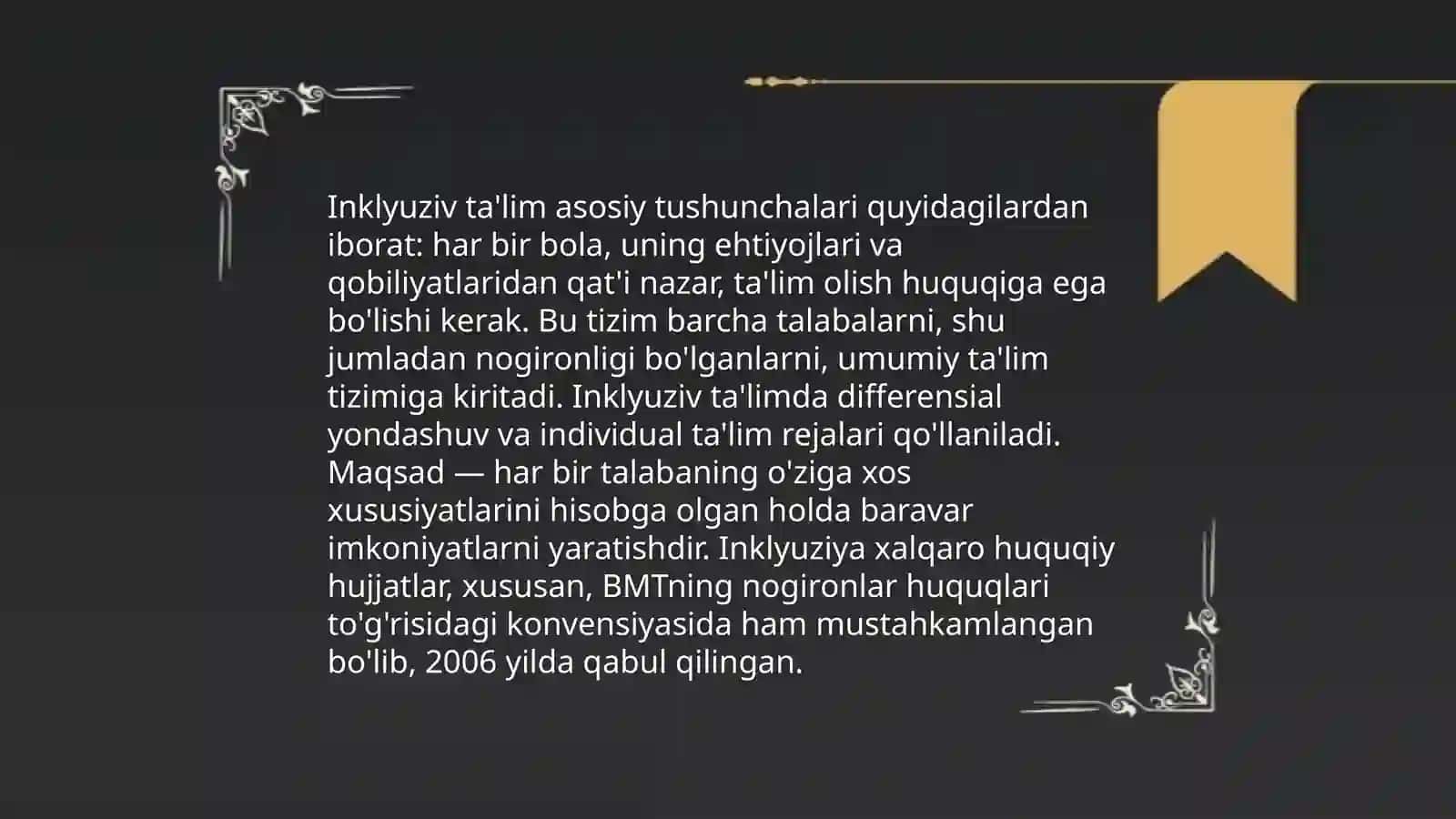 Inklyuziv ta'limning asosiy tushunchalari 3