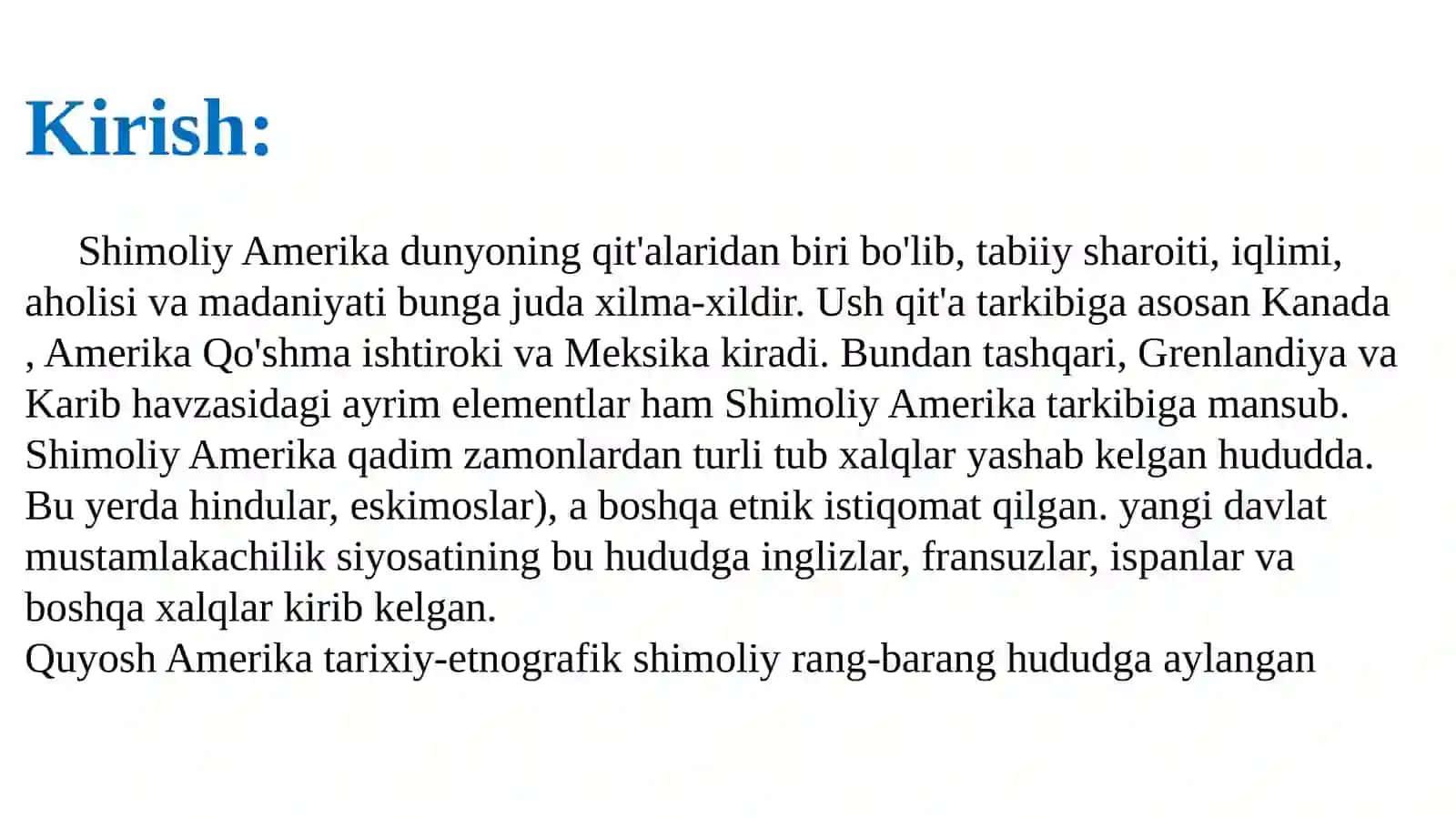 Shimoliy Amerikaning tarixiy-etnografik viloyatlari 3