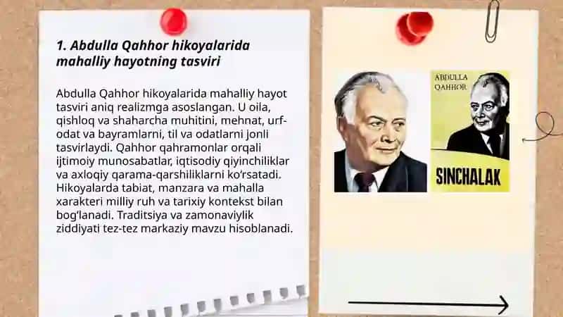 Abdulla Qahhor hikoyalari tahlili 3