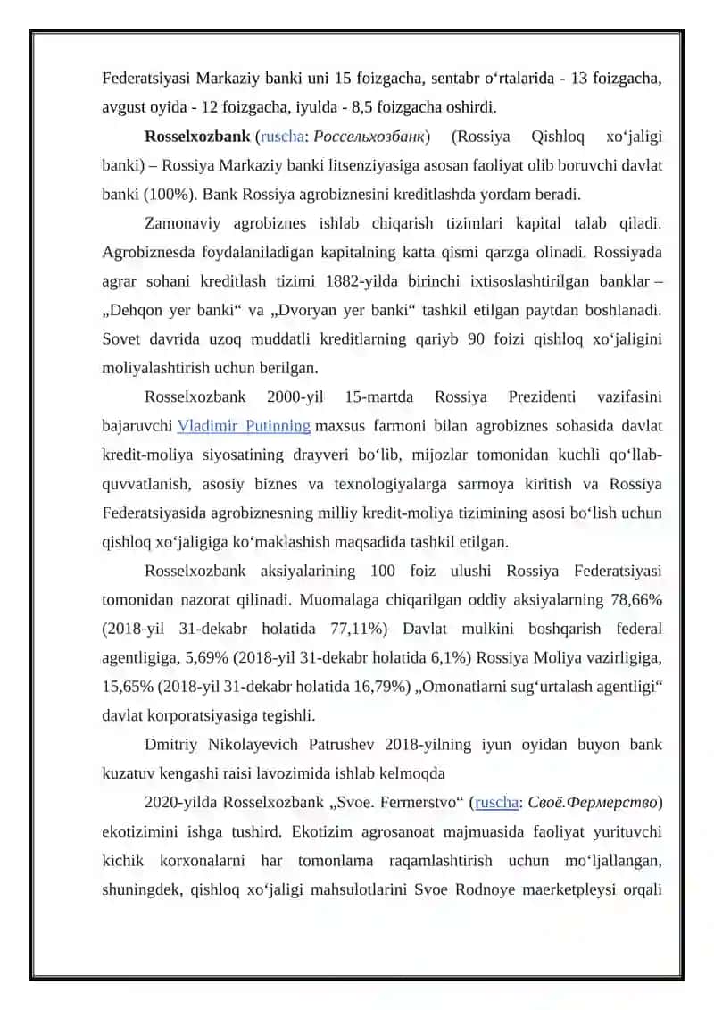 ROSSIYA MARKAZIY BANKI 3