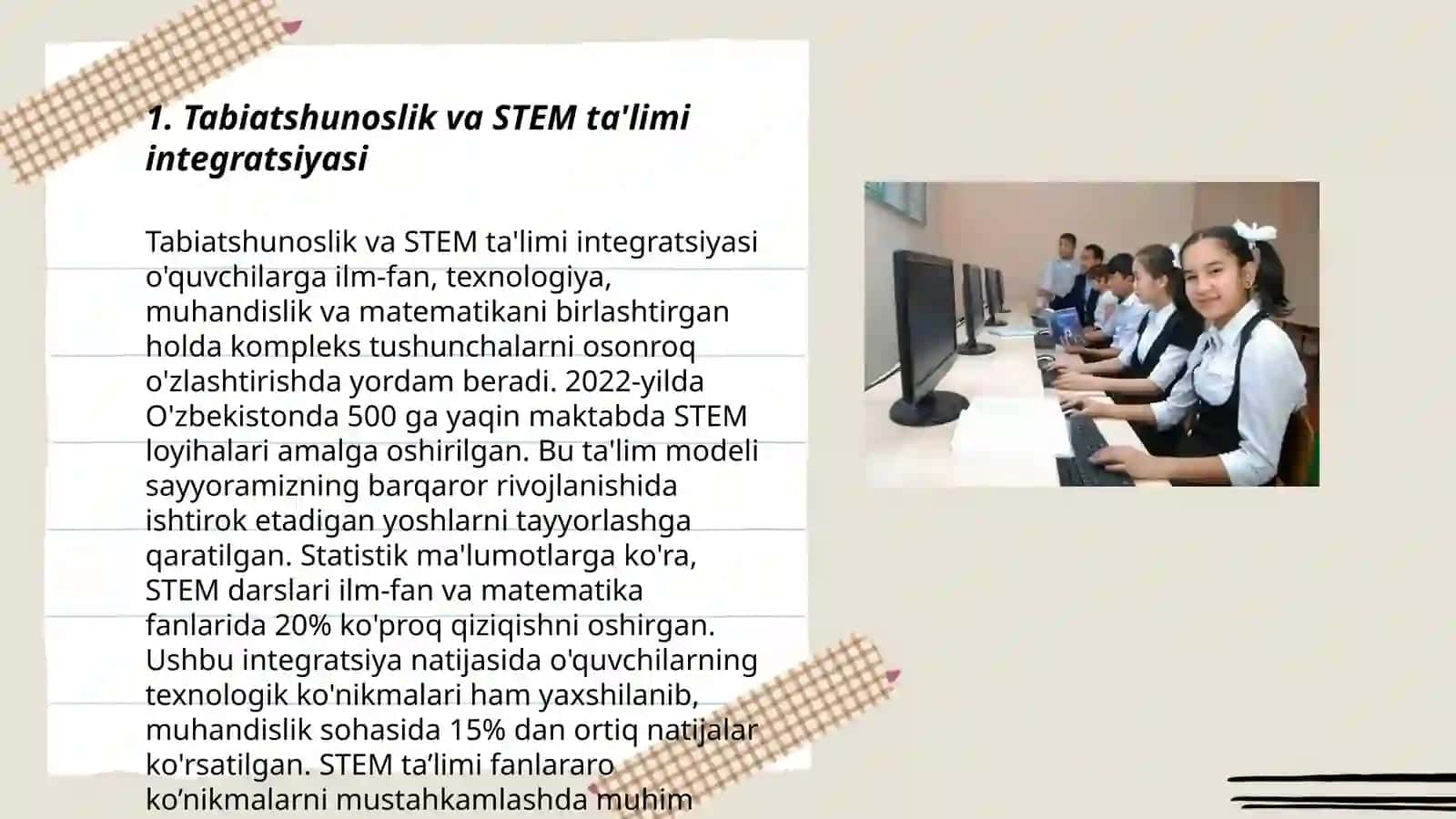 Tabiatshunoslik va STEM ta'limi integratsiyasi 3