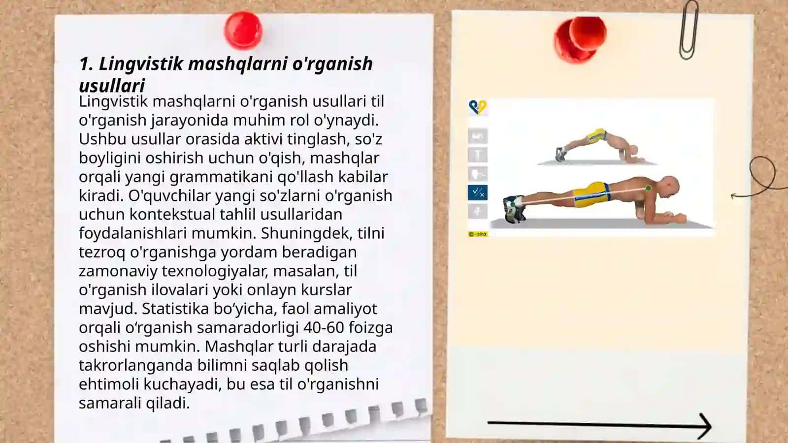 Lingvistik mashqlar va ularning turlari 3