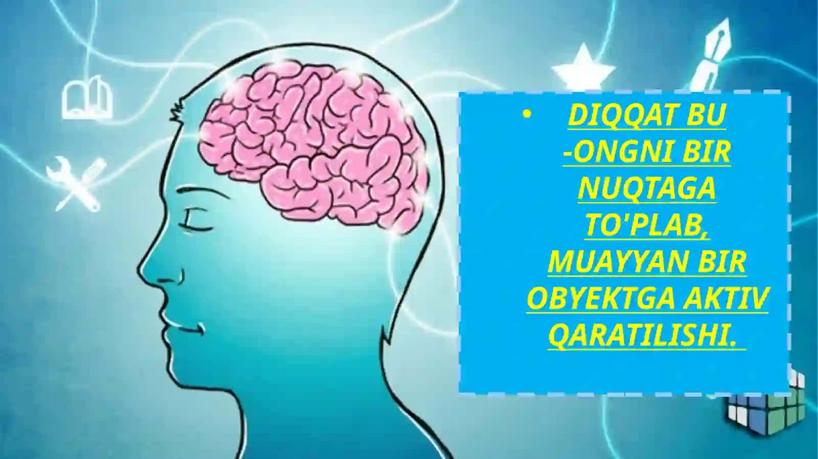Diqqat turlari va uning xususiyatlari 3