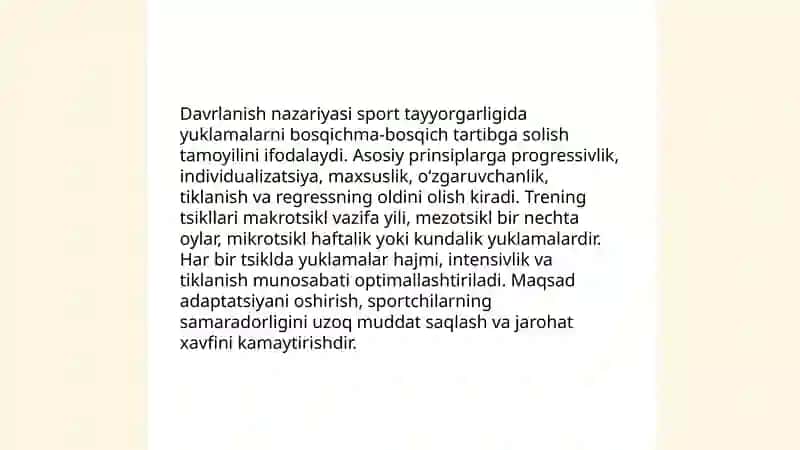 Davrlanish nazariyasi va prinsiplari 3