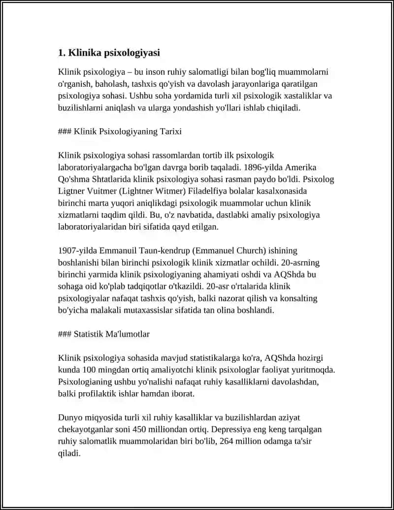 PSIXOLOGIYANING TARMOQLARI 3