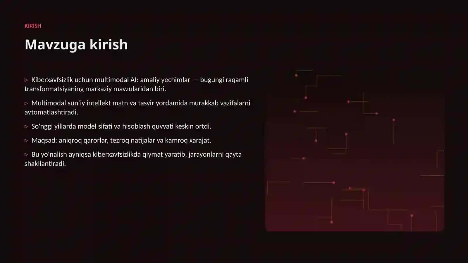 Kiberxavfsizlik uchun multimodal AI: amaliy yechimlar 3