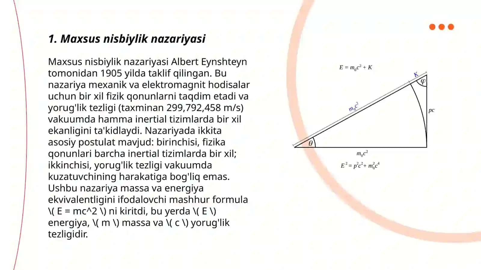 Maxsus nisbiylik nazariyasi 3
